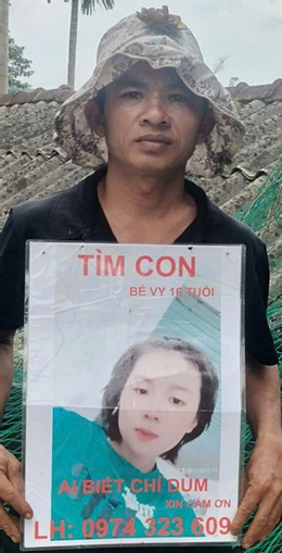 Anh Viên mong mỏi tìm được con gái. Ảnh: Nhân vật cung cấp