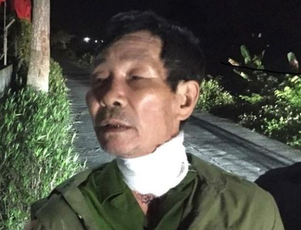 Nghi phạm bị bắt sau khi tự cứa cổ rồi chạy vào trạm xá Dùng xe đạp bỏ trốn sau khi sát hại dã man hai mẹ con hàng xóm ảnh 2