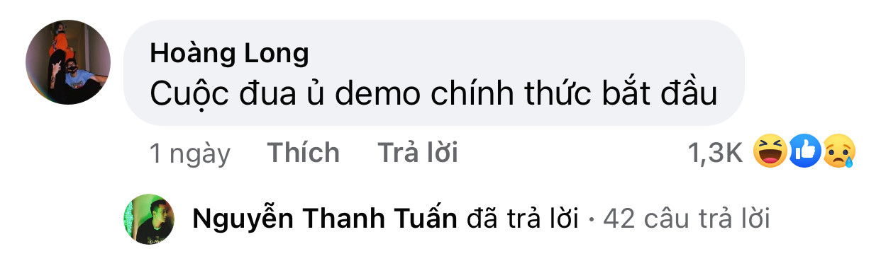 MCK cũng đồng tình với JustaTee, chính thức khởi động "cuộc đua ủ demo". JustaTee nói gì khi MCK tuyên bố muốn giỏi hơn mình, trở thành người giỏi nhất? ảnh 3