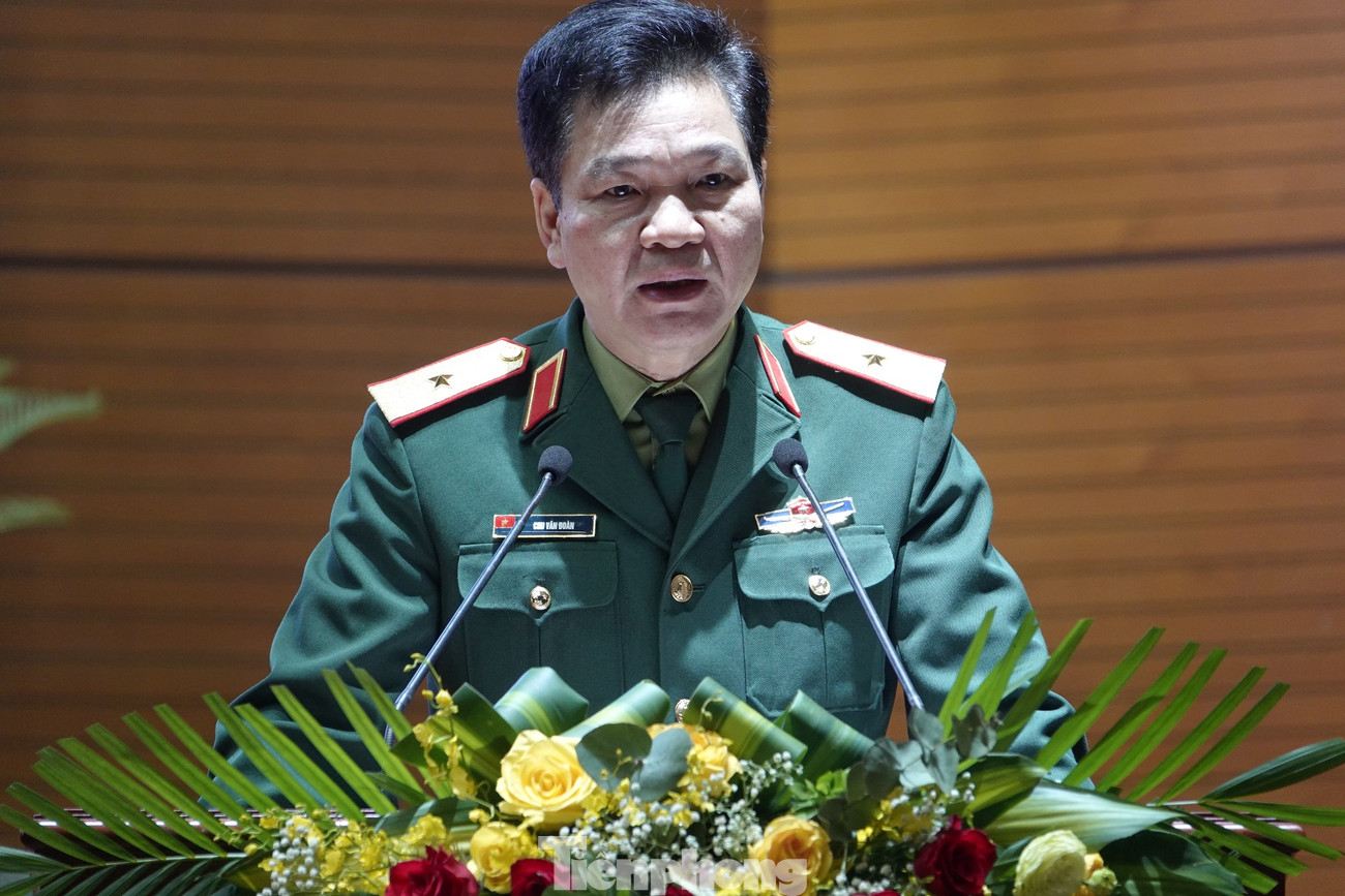 Thiếu tướng Chu Văn Đoàn phát biểu tại buổi lễ Tuổi trẻ Bộ Tổng tham mưu đem vinh quang về cho đất nước ảnh 1