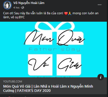 Trước khi Bảo Ngọc thông báo chính thức việc chia tay, Hoài Lâm đã có động thái nhắc đến con trên Facebook cá nhân khiến nhiều người hoang mang. Hotgirl Bảo Ngọc thông báo chia tay Hoài Lâm, dặn chồng “cố gắng đừng phạm sai lầm“ ảnh 4