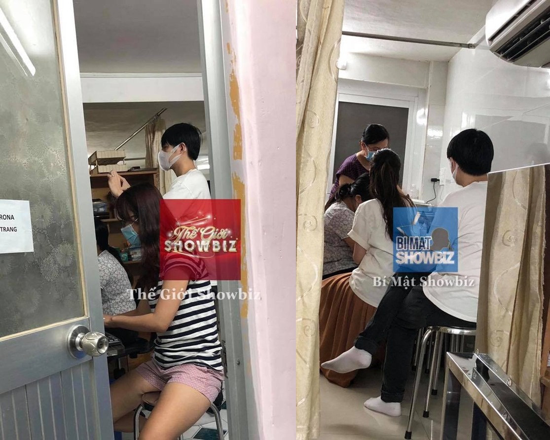 HÌnh ảnh được cho là Đông Nhi - Ông Cao Thắng đi khám thai. Nguồn ảnh: Thế giới showbiz/ Bí mật showbiz Vì sao khán giả nghi ngờ bức ảnh Ông Cao Thắng đưa Đông Nhi đi khám thai? ảnh 1