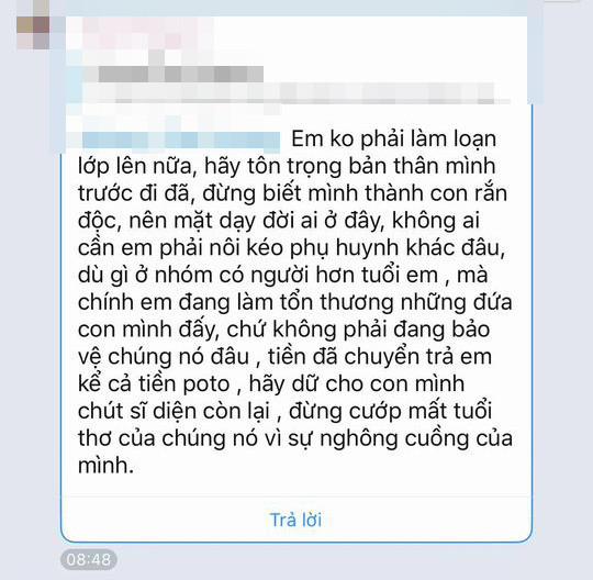 Một bình luận trong group phụ huynh do chị H.T chia sẻ Bức xúc vì thu quỹ vô lý, nhưng “hê” lên Facebook có phải điều phụ huynh nên làm? ảnh 3