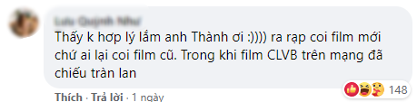 Một số ý kiến của netizen bày tỏ về sự việc trên. Trấn Thành gây tranh cãi khi kêu gọi khán giả ra rạp xem phim cũ “Cua Lại Vợ Bầu” dịp Tết ảnh 3