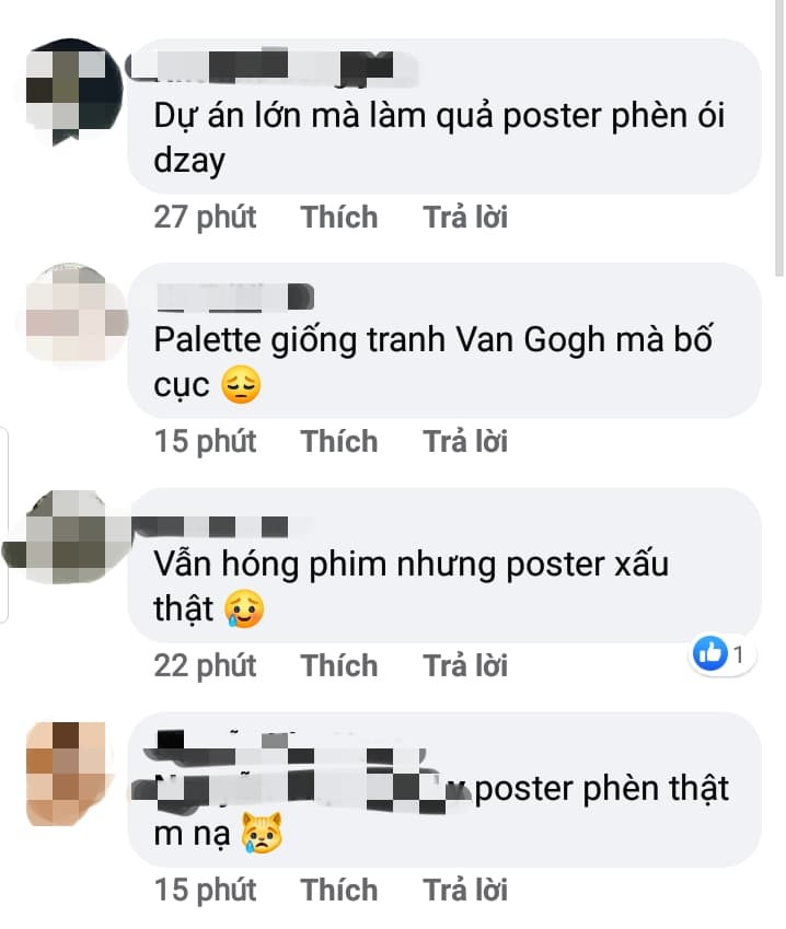 Một số bình luận của dân mạng khi xem poster Hữu Phỉ. Mãi mới có poster phim nhưng Hữu Phỉ lại bị chê quá “phèn”, cắt ghép không hề giả trân ảnh 4