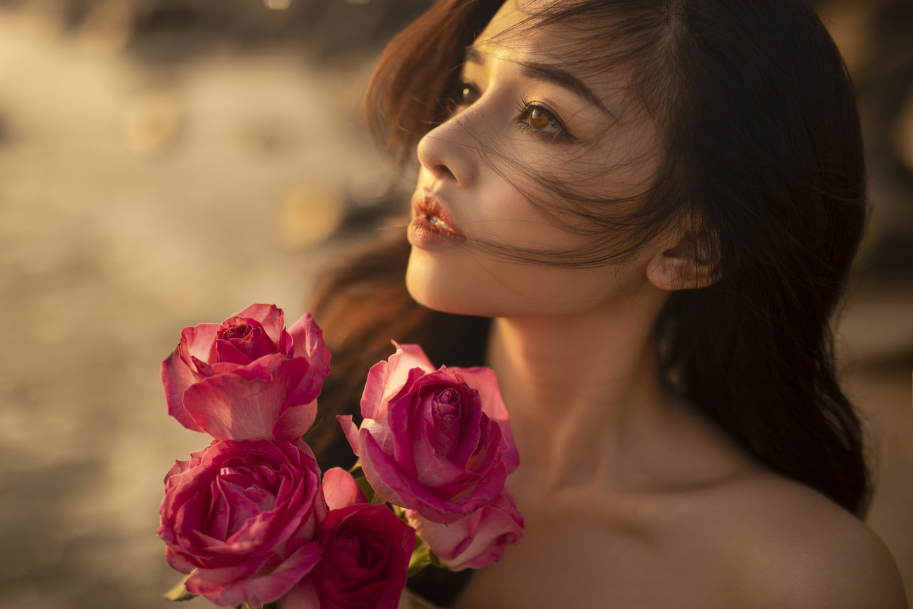 Vẻ đẹp hút hồn của hot girl Đắk Lắk dưới ánh hoàng hôn ảnh 5