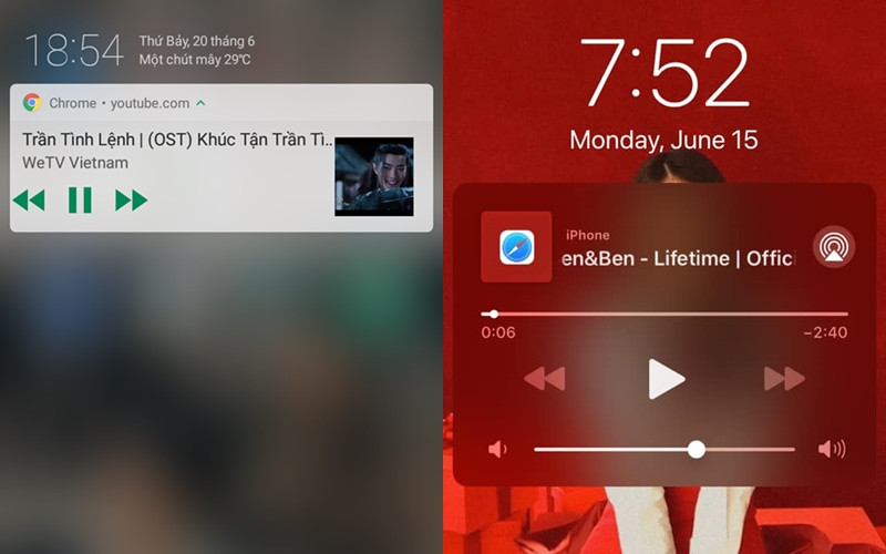 Trình phát nhạc có trong Notifications. Muốn nghe YouTube trên điện thoại nhưng lại cần sử dụng app khác, bạn phải biết chiêu này! ảnh 4