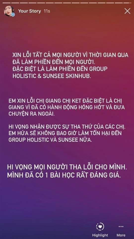 Story xin lỗi của N. - Ảnh chụp màn hình “Drama” giới beauty blogger chưa nguội, một nhân vật có tiếng tham chiến và bị “phản dame“ ảnh 5