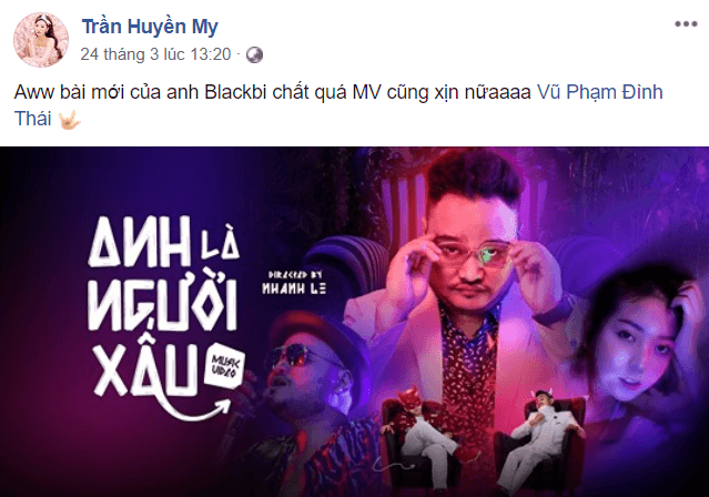 Amee dành lời khen cho sản phẩm của người anh. Thái Vũ FAPtv muốn trở thành “người xấu” và phản ứng của loạt sao Việt ảnh 5