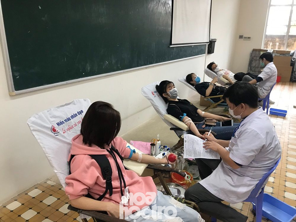 Ảnh: Linh Linh Chủ Nhật Đỏ: Sinh viên ĐH Đà Nẵng sưởi ấm ngày Đông lạnh bằng những giọt máu hồng ảnh 3