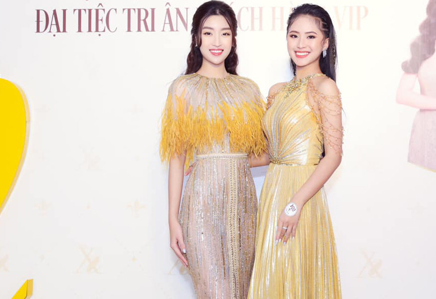 Người đẹp Thể thao Phù Bảo Nghi diện váy xẻ táo bạo, Lương Thùy Linh quấn khăn làm váy ảnh 5