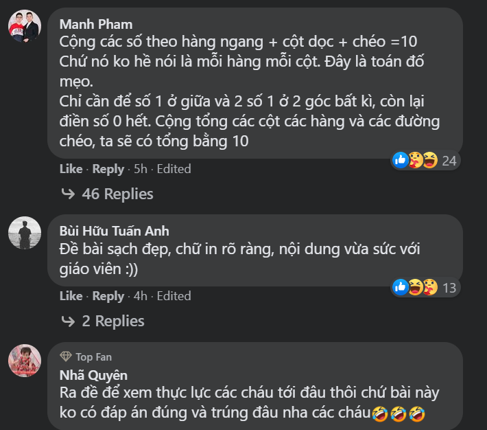 Bài toán gây nhiều tranh cãi vì không có đáp án thuyết phục - Ảnh chụp màn hình Bài Toán lớp 1 này có gì khó mà đến học sinh chuyên Toán cũng phải “bó tay“? ảnh 2