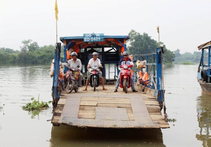 Bến phà ở Bình Dương nơi được cho là phát hiện cá sấu Thực hư cá sấu ‘khổng lồ’ xuất hiện ở bến phà Bình Dương ảnh 1