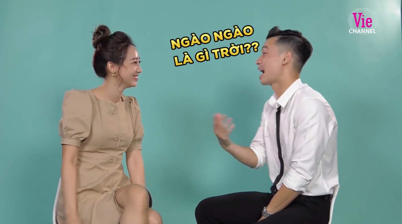 Cả hai cùng thử thách chơi nối chữ, ai thua phải nhận hình phạt. Cặp đôi Kiều Ly - Nhật Linh “Người Ấy Là Ai” thừa nhận vẫn chỉ đang ở quan hệ bạn bè ảnh 4