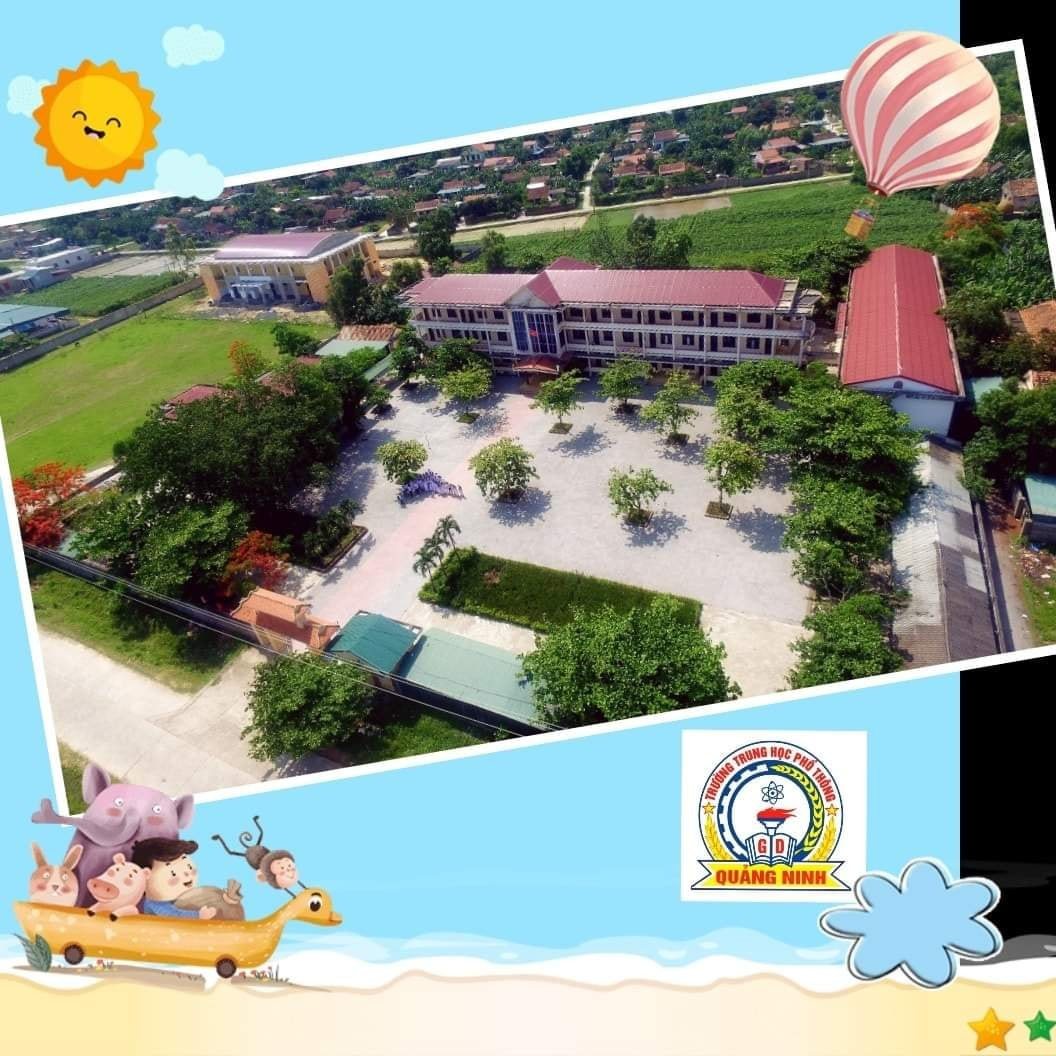 Bức ảnh chụp trường THPT Quảng Ninh (Quảng Bình) được thầy Hiệu trưởng Hà Quý chia sẻ cùng bức "tâm thư" gửi học sinh. Tâm thư thầy Hiệu trưởng vùng lũ gửi học trò: Ngày trở lại trường, hãy học bằng trái tim! ảnh 1