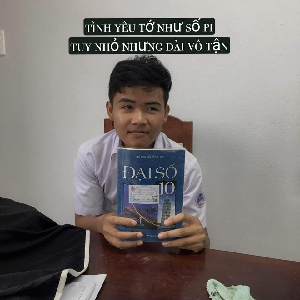 Đố ai đếm được số pi... Teen Phú Yên bắt “trend” thả thính với SGK: Thế này thì crush sẽ “đổ cái rầm” cho xem! ảnh 5