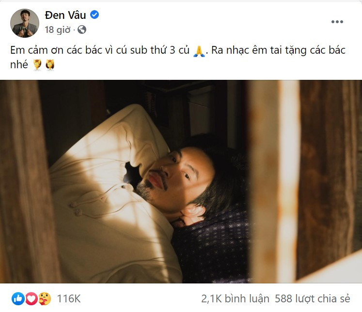 Màn tiết lộ sản phẩm của Đen khiến khán giả thích thú. Sơn Tùng, Jack, Đen Vâu trở lại cùng lúc, tháng 12 chính thức là “chảo lửa” V-Pop rồi! ảnh 5