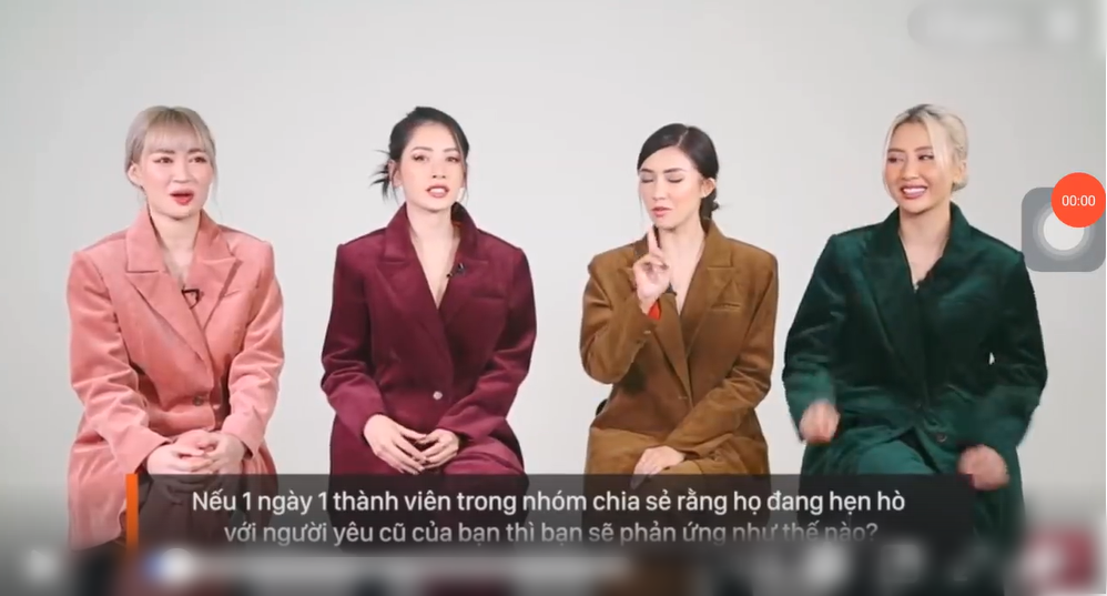 Chi Pu và Quỳnh Anh Shyn tham gia phỏng vấn cùng hội bạn thân. (Ảnh chụp màn hình). Nghi vấn Chi Pu bị “đá xéo” và unfollow IG vì hẹn hò người yêu cũ của Quỳnh Anh Shyn? ảnh 3