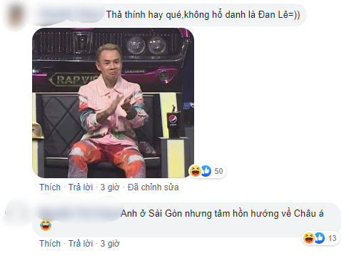 Các khán giả cũng sáng tạo không kém khi troll Binz. (Ảnh chụp màn hình) Binz và Châu Bùi tung thính ngọt lịm qua bảng xếp hạng nghệ sĩ ảnh hưởng của năm ảnh 5