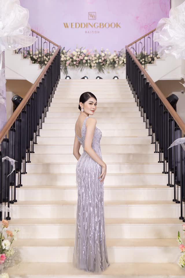 Á hậu Thuỳ Dung diện váy xẻ vòng 1 nóng bỏng, Ngọc Thảo bắt đầu 'bung lụa' tại Miss Grand ảnh 2