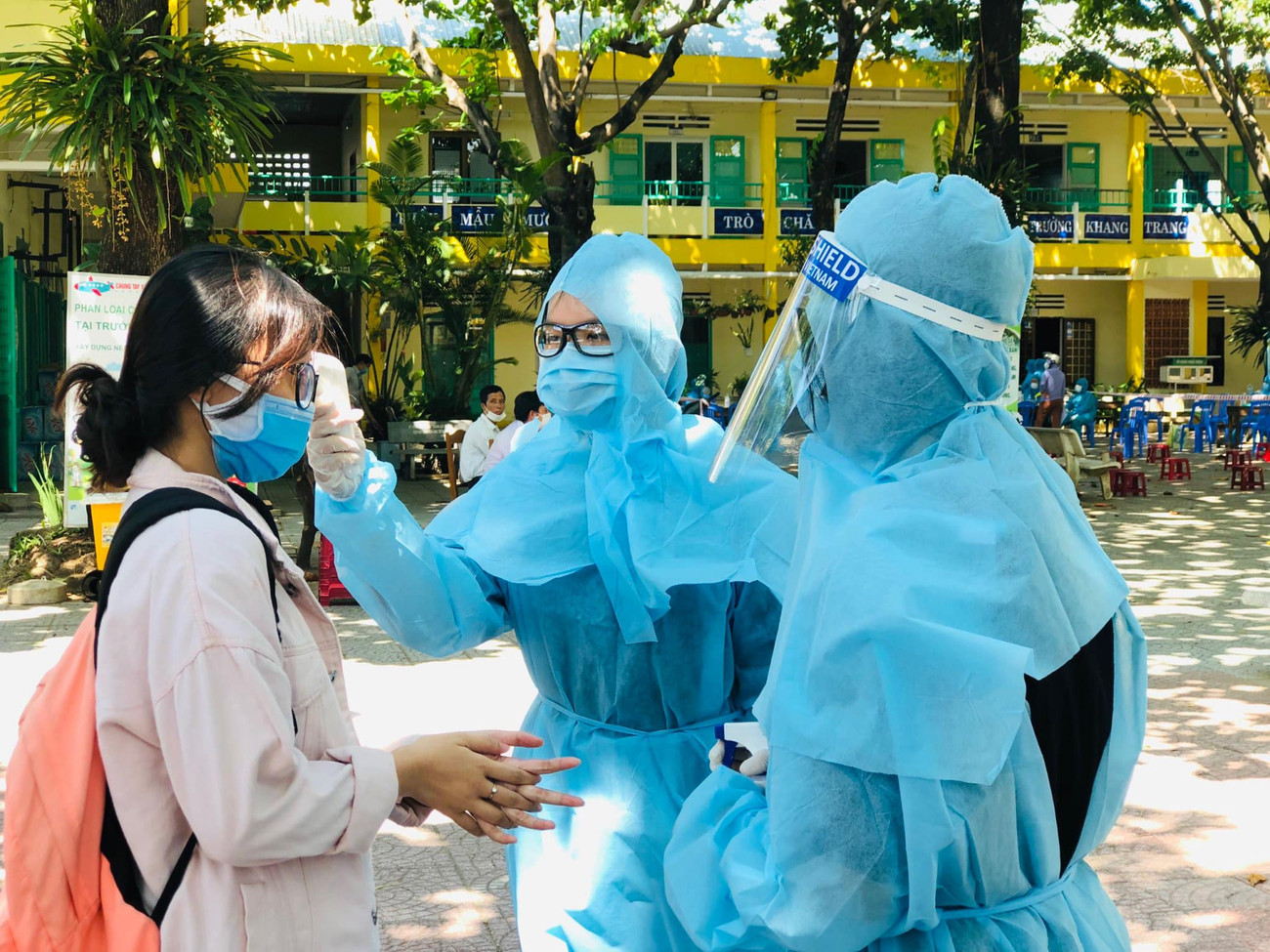 Sinh viên Đà Nẵng tiếp sức thí sinh THPT giữa mùa dịch COVID-19 ảnh 2 Sinh viên Đà Nẵng tiếp sức thí sinh THPT giữa mùa dịch COVID-19 ảnh 2