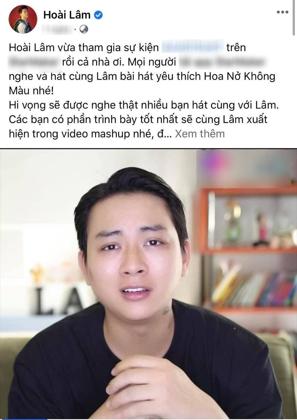 Hình ảnh mới nhất của ca sĩ sinh năm 1995. Hoài Lâm đăng clip cận mặt, tươi tắn trò chuyện với fan sau thời gian “ở ẩn“ ảnh 1