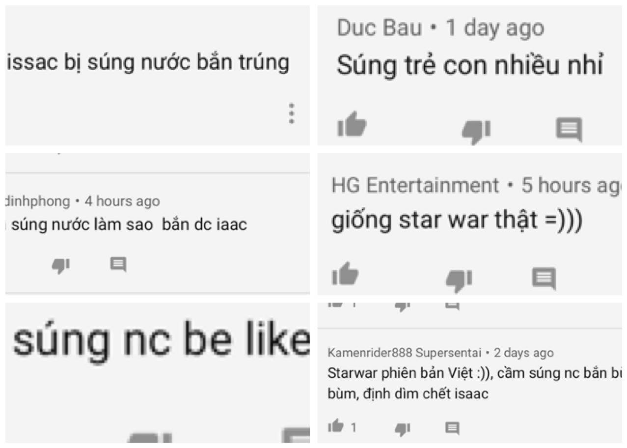 Loạt bình luận "khó đỡ" của khán giả khi xem phim ngắn của Isaac. Isaac cực khổ hóa soái ca điệp viên nhưng fan chỉ lo “cà khịa”... cây súng nước ảnh 4