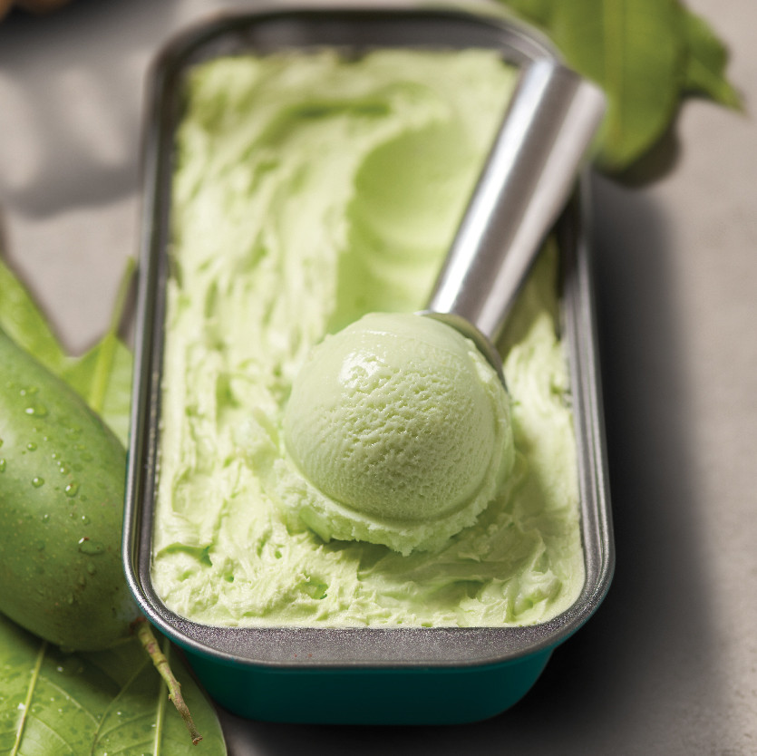 Ở Thái, 1 scoop kem xoài xanh có giá 60 bath (khoảng 43.000 đồng) Kem xoài xanh chấm sốt kiểu Thái, sự kết hợp độc lạ nghe thôi đã rớt nước miếng! ảnh 2