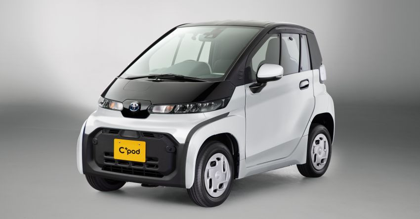 Toyota C+pod với thiết kế nhỏ gọn, 2 chỗ ngồi. Toyota ra mắt ôtô điện 2 chỗ, phạm vi hoạt động 150 km ảnh 1
