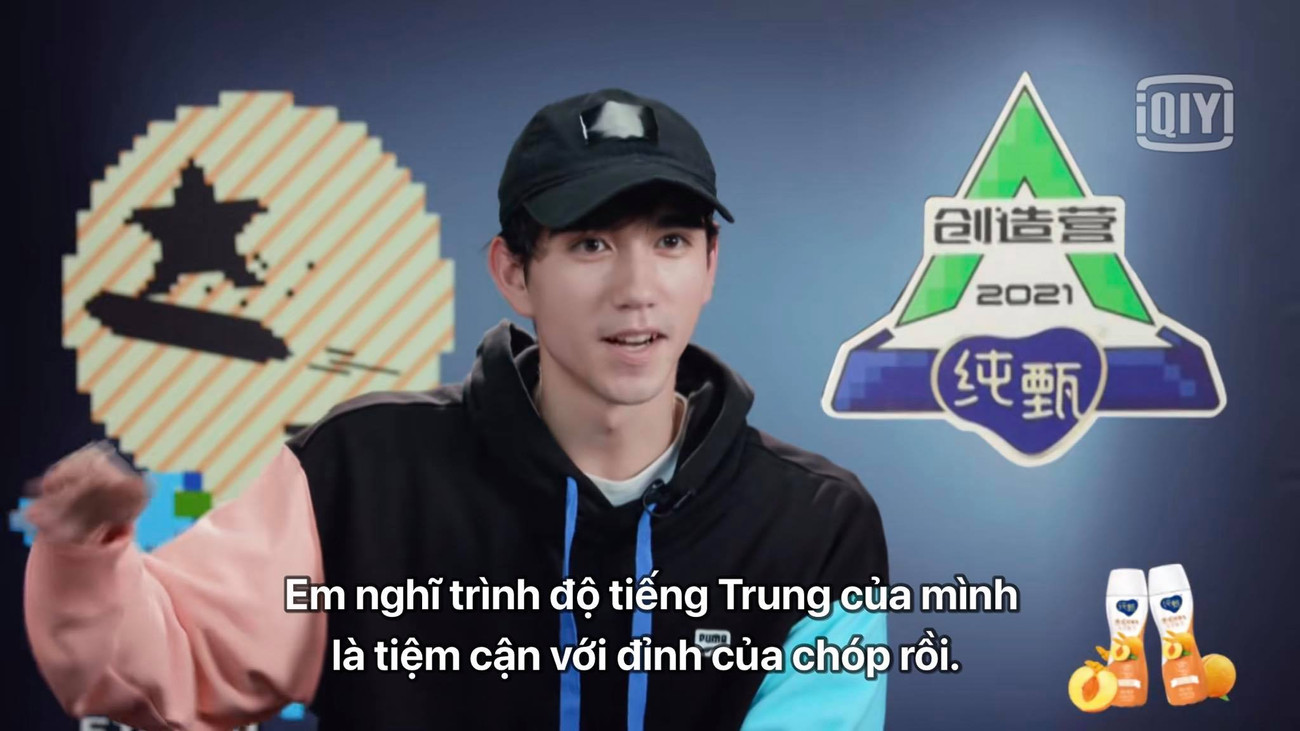 Kazuma tự tin trình tiếng Trung của mình đã gần chạm "đỉnh". “Sáng Tạo Doanh 2021”: Hành trình tuy ngắn ngủi nhưng đáng nhớ của Kazuma! ảnh 11
