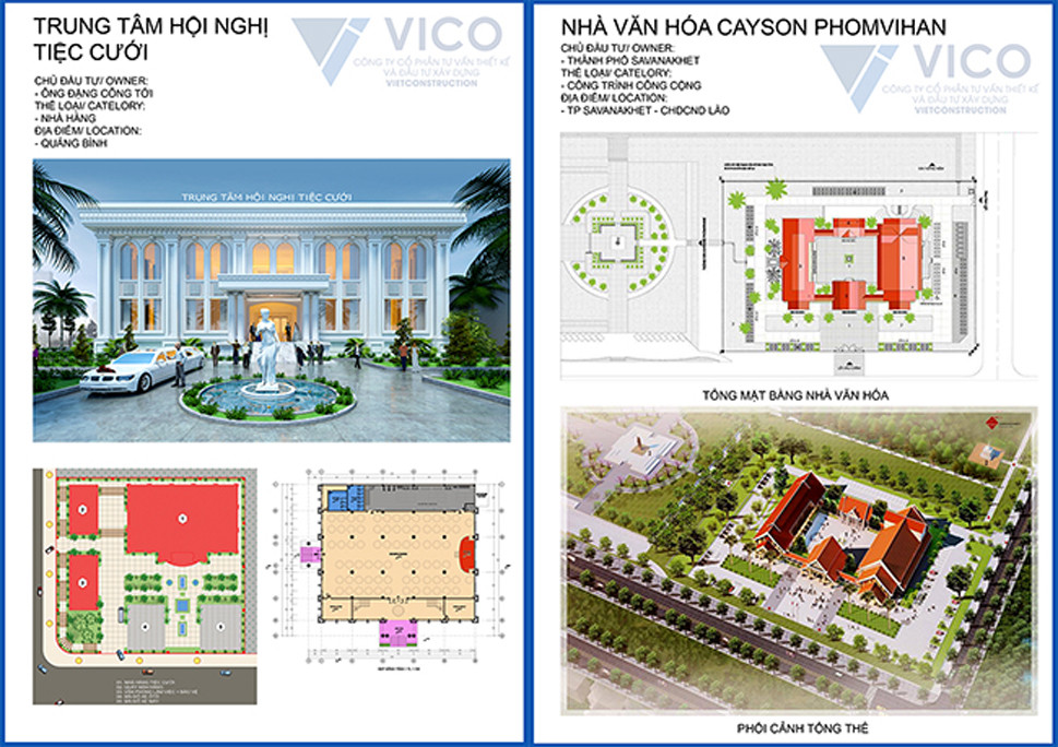 Các Kiến trúc sư của Công ty VietConstruction tham gia thiết kế nhiều dạng công trình như nhà ở, trung tâm hội nghị, nhà văn hóa,… Hành trình từ sinh viên ĐH Duy Tân đến Tổng Giám đốc Công ty VietConstruction ảnh 1