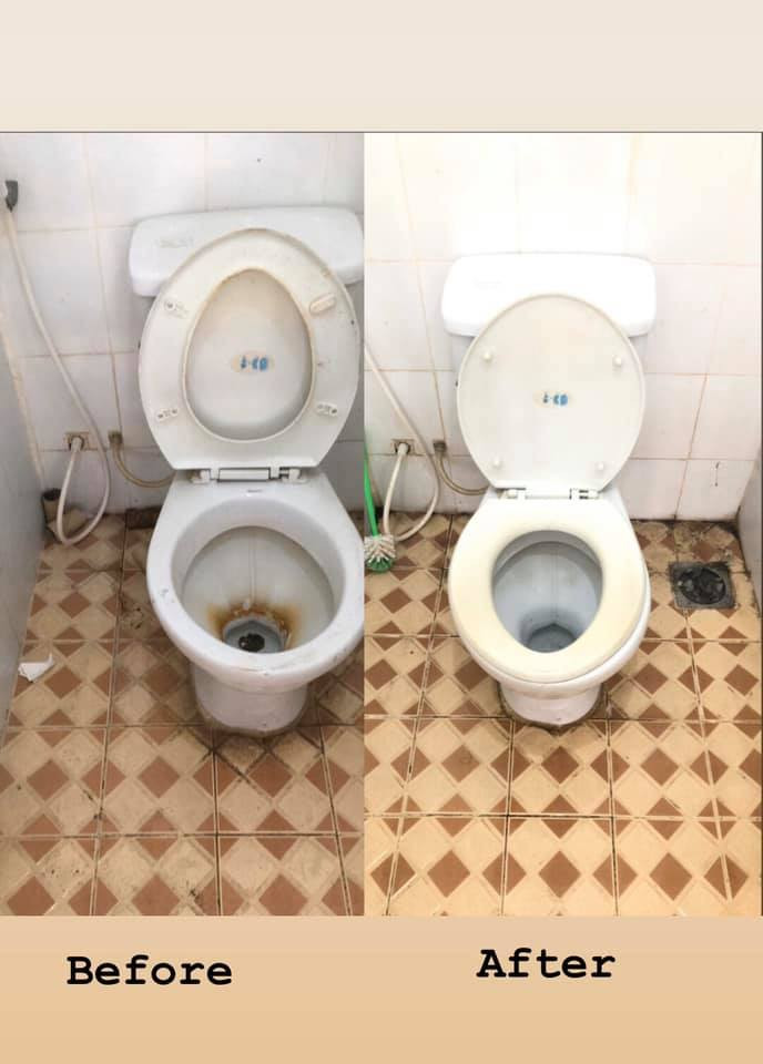 Không hổ danh sinh viên ngành Khách sạn Sẵn chuyên môn ngành Khách sạn, cậu bạn này lao vào dọn WC khu cách ly sạch bong như mới ảnh 2