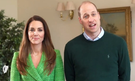 Cặp vợ chồng Hoàng gia trong lần xuất hiện mới nhất. Ảnh: Irish Foreign Ministry Twitter. William - Kate lại xuất hiện cùng nhau: Thể hiện sự đoàn kết, như chưa hề có sự vụ Meghan ảnh 1