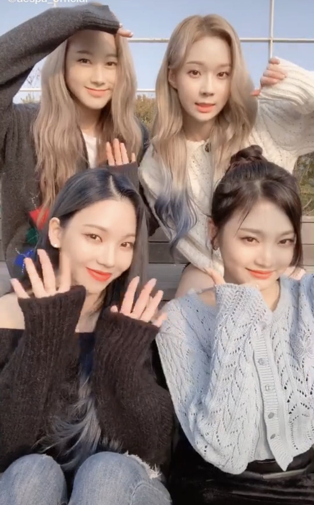 Từ trên xuống, từ trái qua: Giselle, Winter, Karina và NingNing aespa lộ nhan sắc thật: Không ai sở hữu visual đủ làm “nữ thần K-Pop” như Yoona, Irene ảnh 3