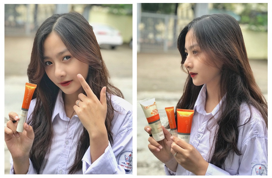 Cô bạn Hà Anh hào hứng khoe ngay bộ sản phẩm mới “tậu” “Bắt chước” các hot teen sắm ngay item chăm da này, mụn nào cũng chào thua! ảnh 3