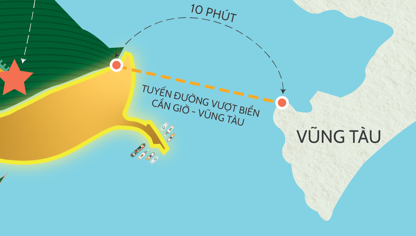 Khởi công đường vượt biển Cần Giờ - Vũng Tàu hơn 104.000 tỷ đồng vào năm 2026
