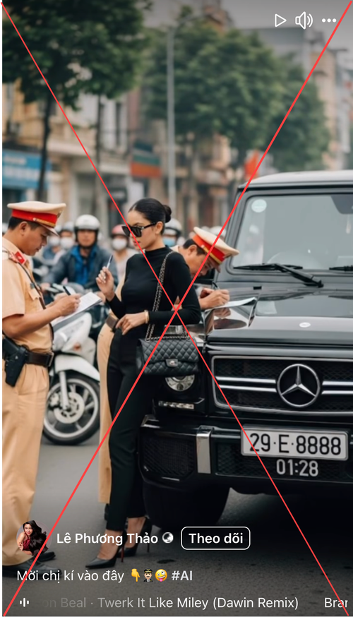 Hình ảnh gây tranh cãi của Á hậu Phương Thảo. Hình ảnh gây tranh cãi của Á hậu Phương Thảo.