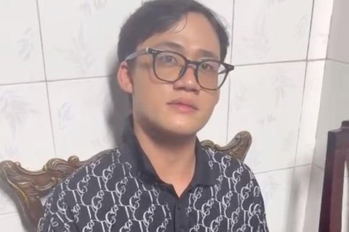 Vũ Hoài Nam lúc bị bắt.