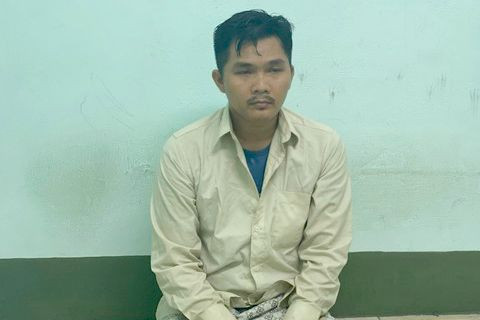 Ông Trần Xuân Tùng tại cơ quan công an. Ông Trần Xuân Tùng tại cơ quan công an.