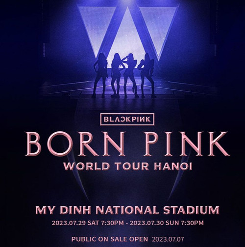 Concert BlackPink tổ chức tại sân vận động Mỹ Đình, Hà Nội tối 29-30/7. Ảnh: BTC. Concert BlackPink tổ chức tại sân vận động Mỹ Đình, Hà Nội tối 29-30/7. Ảnh: BTC.