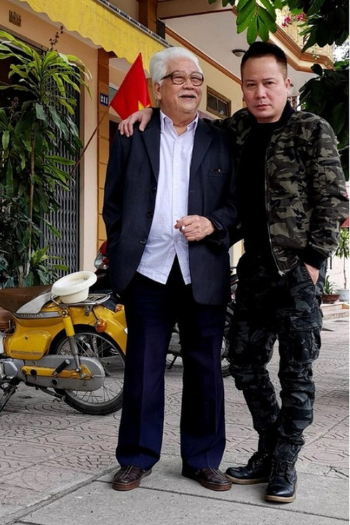 NSƯT Đức Trung, bố của Lê Tuấn Anh.