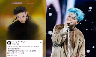 RHYDER hé lộ hơn 10 khách mời tham gia concert, một Anh Trai trở thành "ngoại lệ"