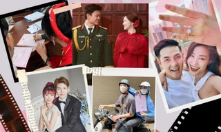 Sao Việt khoe tin vui: Hòa Minzy, Hoàng Dũng giấu kỹ, fan không tin Khởi My đám cưới