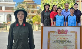 Cô bạn 2K4 tình nguyện nhập ngũ: Tốt nghiệp loại xuất sắc, sở hữu IELTS 7.5