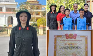 Cô bạn 2K4 tình nguyện nhập ngũ: Tốt nghiệp loại Xuất sắc, sở hữu IELTS 7.5