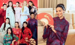 Dàn Hoa - Á hậu hái lộc: Á hậu Mook "nhập gia tùy tục", bất lực vì "đường tài lộc"