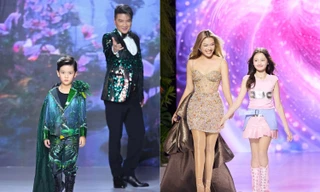 Dàn hot kid nhà ca sĩ Đàm Vĩnh Hưng, Phương Vy trình diễn thời trang