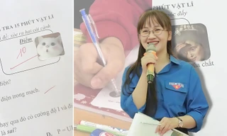 Clip cô giáo Gen Z cho học sinh "cào tem trúng điểm" thu hút hơn 11 triệu view