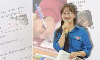 Clip cô giáo Gen Z cho học sinh "cào tem trúng điểm" thu hút hơn 11 triệu view