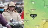 Nơi nào ở miền Bắc rét nhất do không khí lạnh đầu năm? Hà Nội rét bao nhiêu độ?